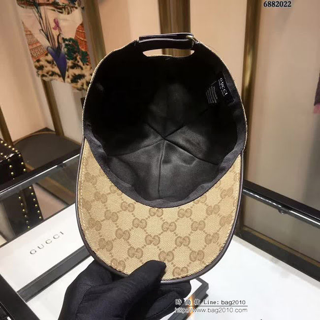 GUCCI古馳 最新款 時尚百搭鴨舌帽 四季可用 6882022 LLWJ8038